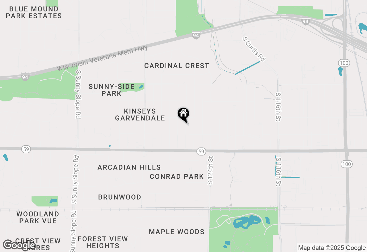 Map of 1145 Webster Ave, Brookfield, WI 53005