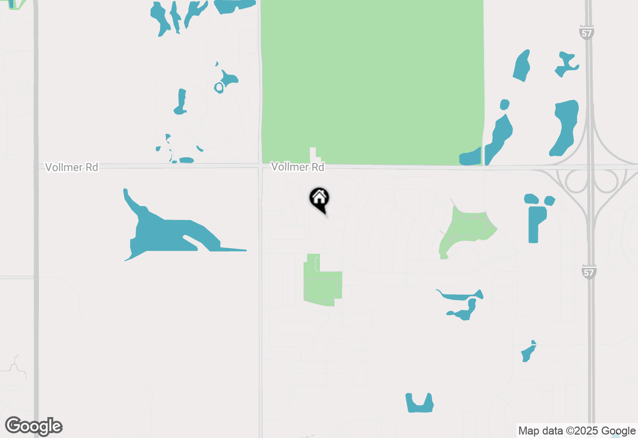 Map of 72 White Oaks Road, Matteson, IL 60443