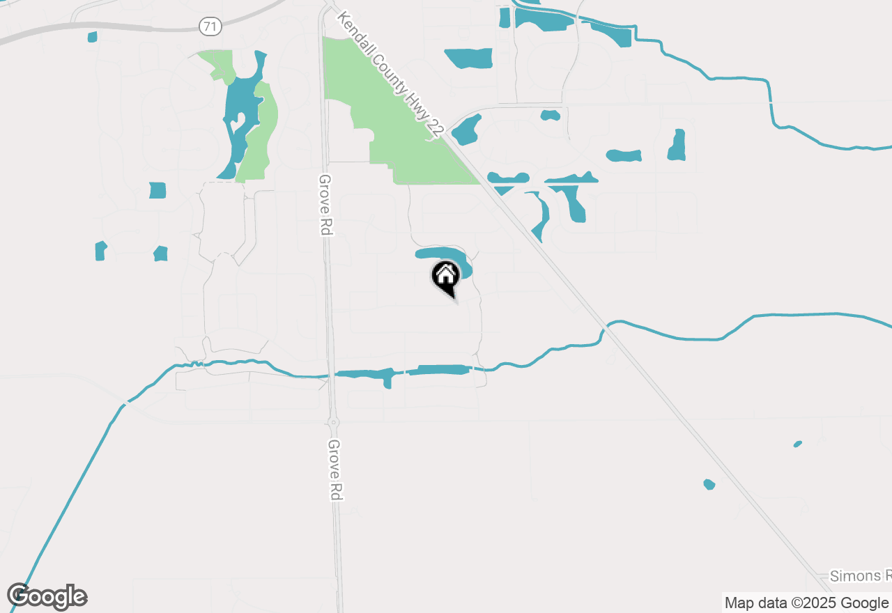 Map of 483 Deerfield Drive, Oswego, IL 60543