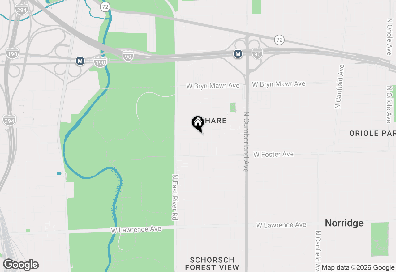 Map of 8645 W Summerdale Avenue #3, Chicago, IL 60656