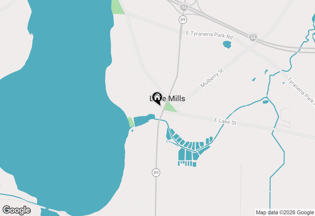 Map of 101 Church St, Lake Mills, WI 53551
