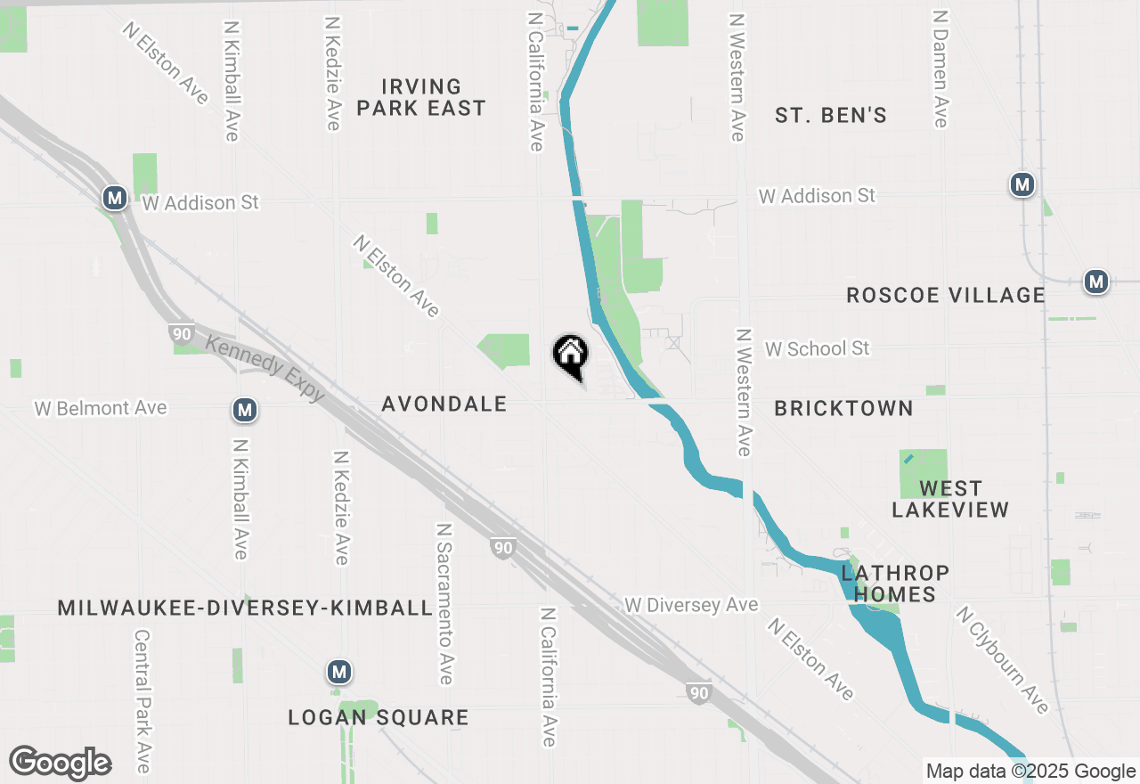 Map of 2732 W Belmont Avenue, Chicago, IL 60618