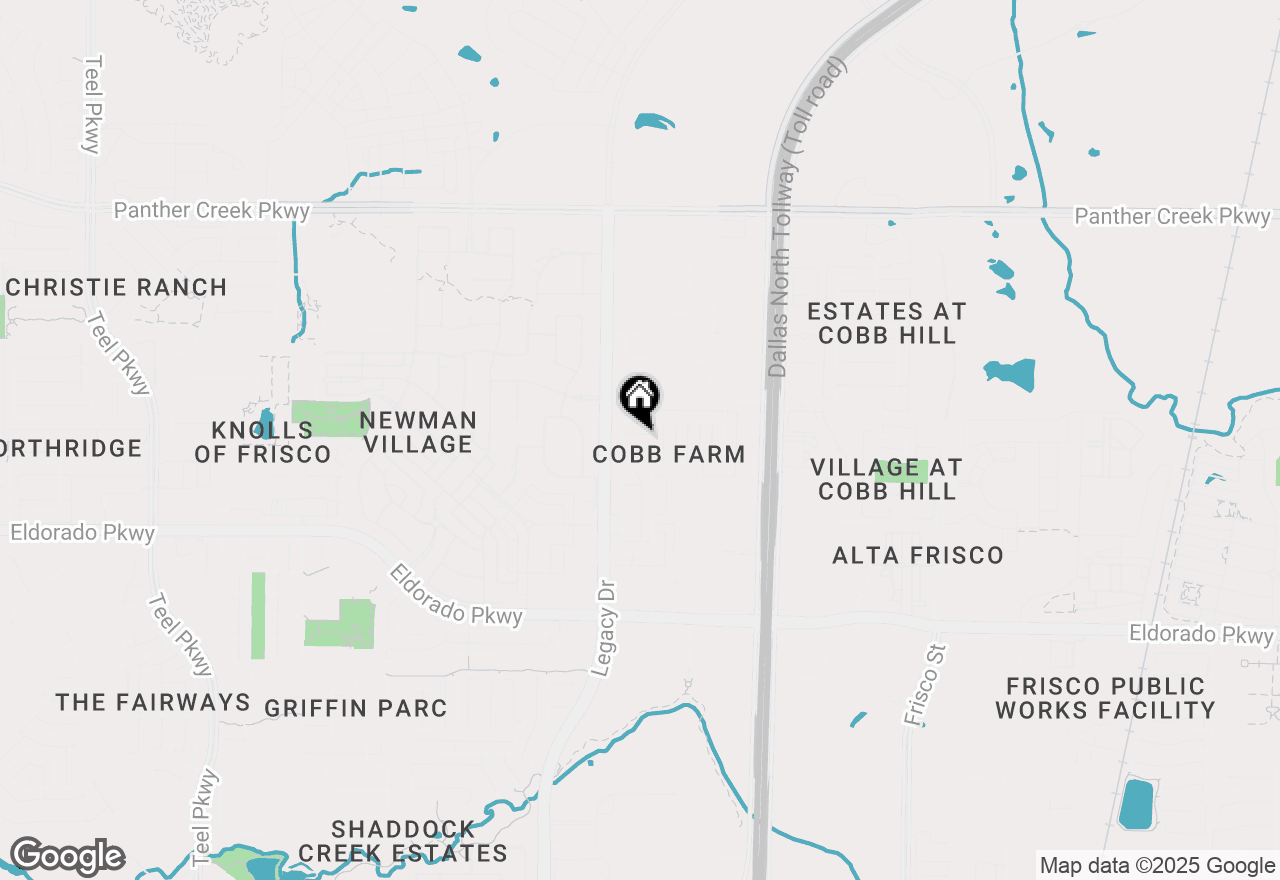 Map of 4952 Stephanie Street, Frisco, TX 75033
