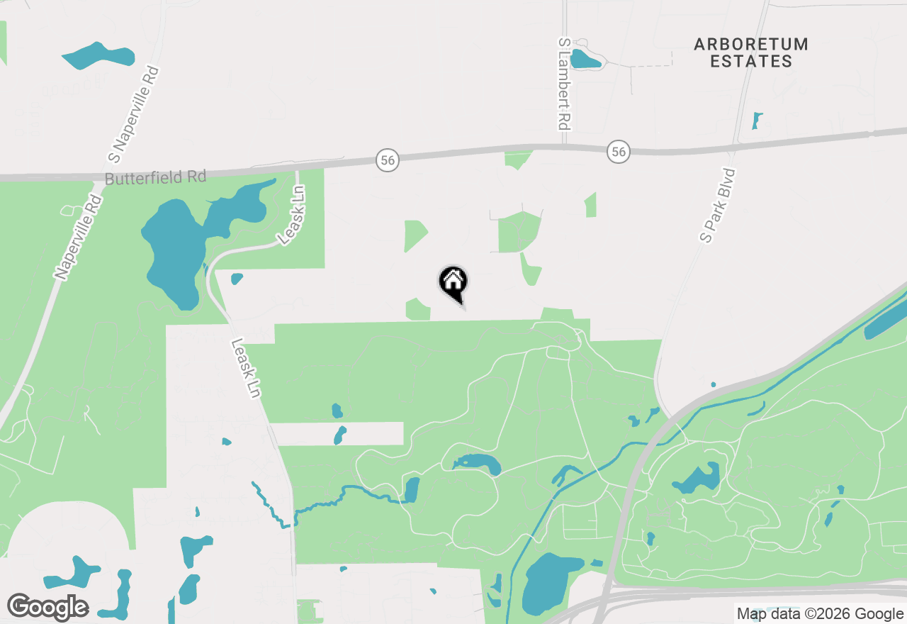 Map of 2340 Appleby Drive, Wheaton, IL 60189