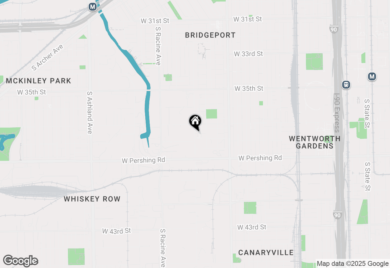 Map of 3761 S Morgan Street #A, Chicago, IL 60609