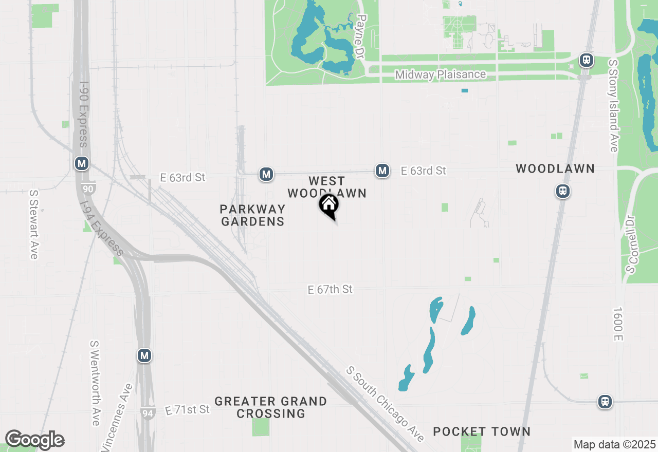 Map of 6451 S Saint Lawrence Avenue, Chicago, IL 60637