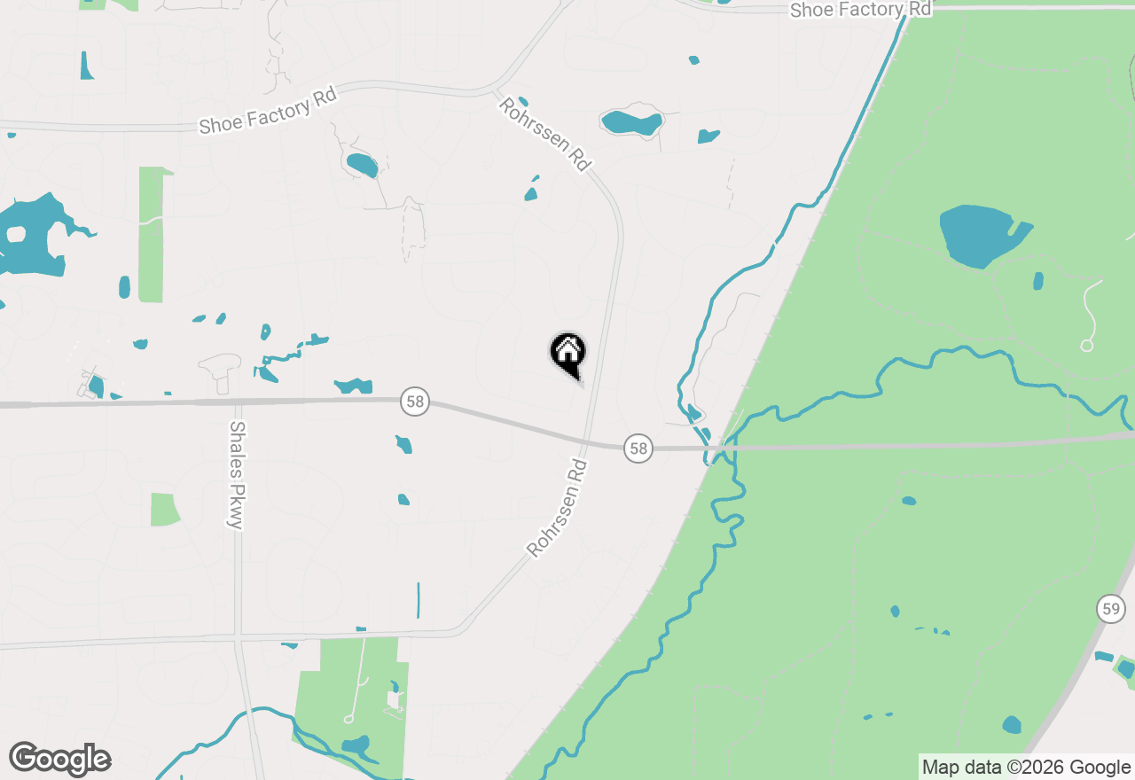 Map of 5657 Angouleme Lane, Hoffman Estates, IL 60192