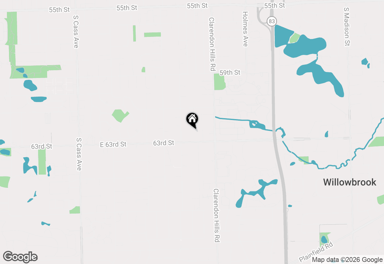 Map of 347 Willowood Lane, Willowbrook, IL 60527