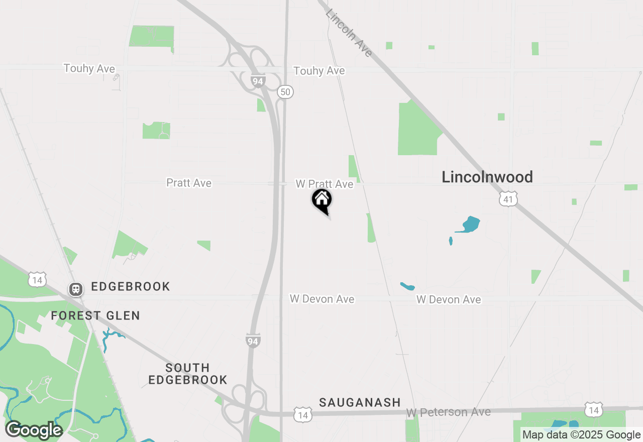 Map of 6644 N Knox Avenue, Lincolnwood, IL 60712