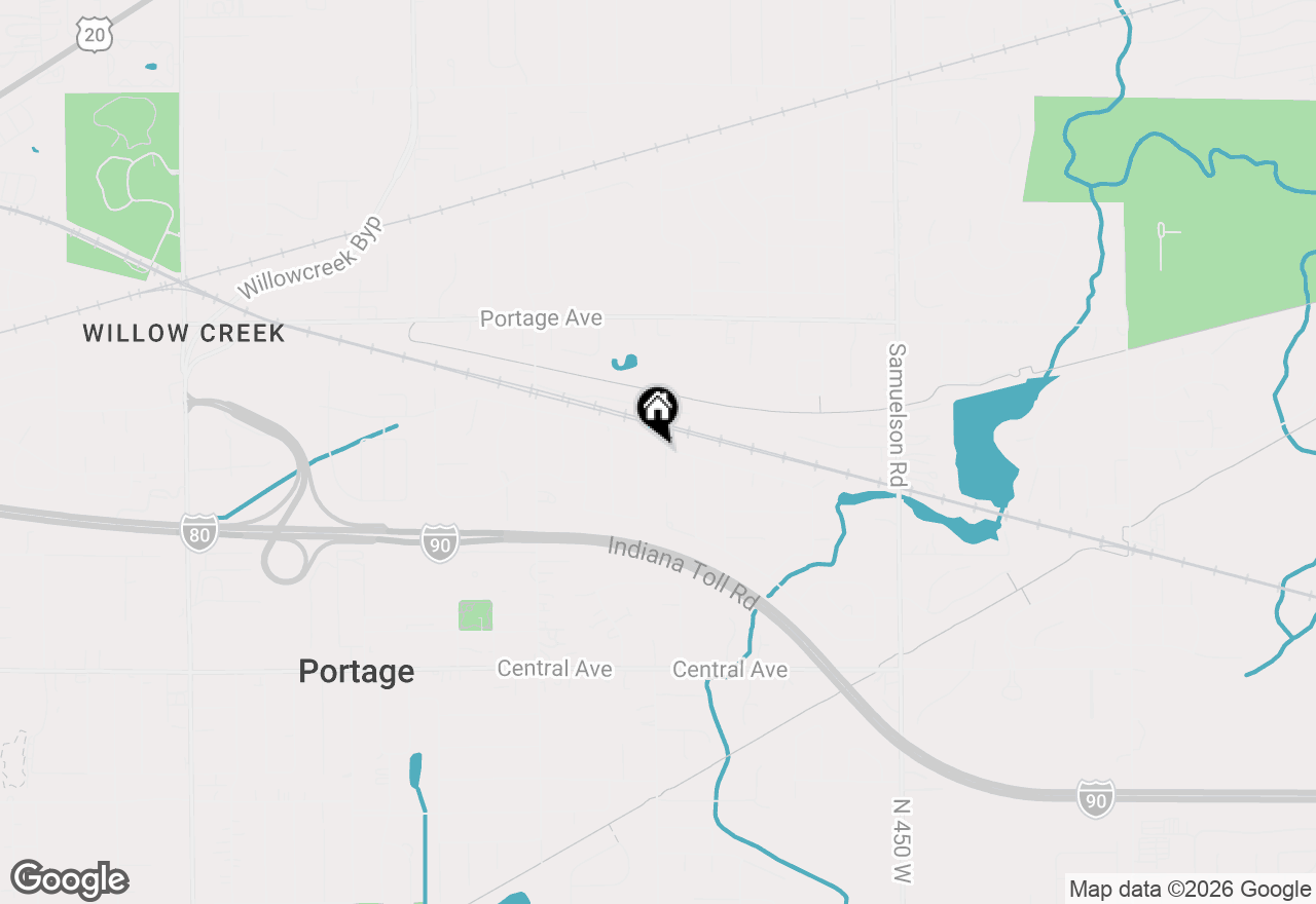 Map of 2394 Spring Street, Portage, IN 46368
