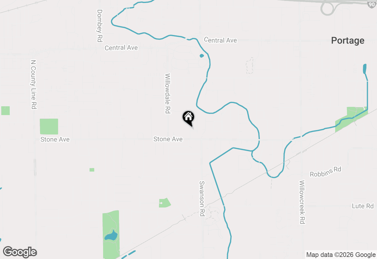 Map of 2964 Bryant Street, Portage, IN 46368