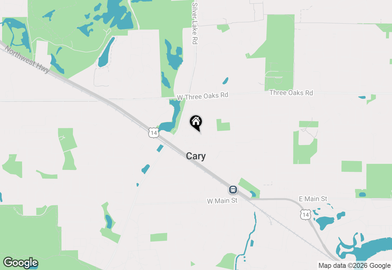 Map of 442 W Oriole Trail, Cary, IL 60013