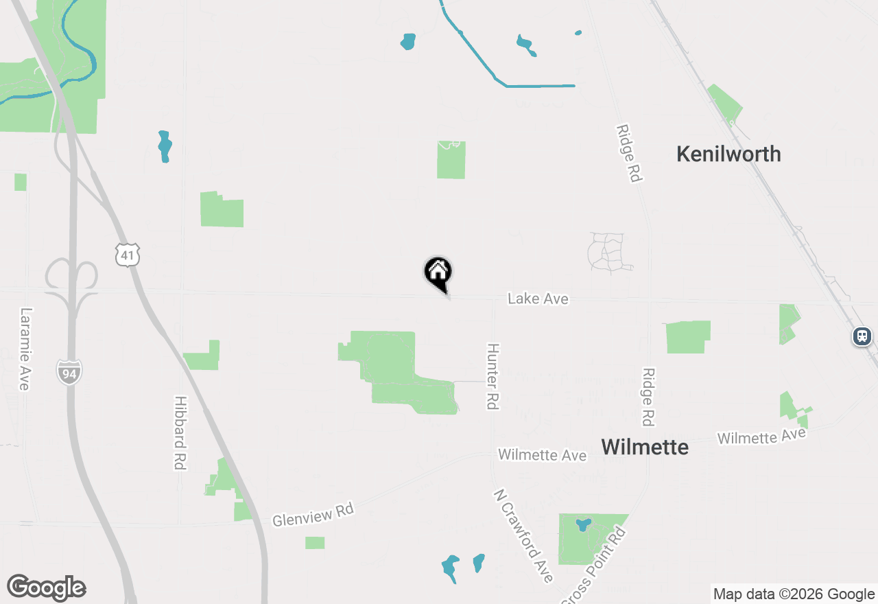 Map of 2419 Lake Avenue, Wilmette, IL 60091