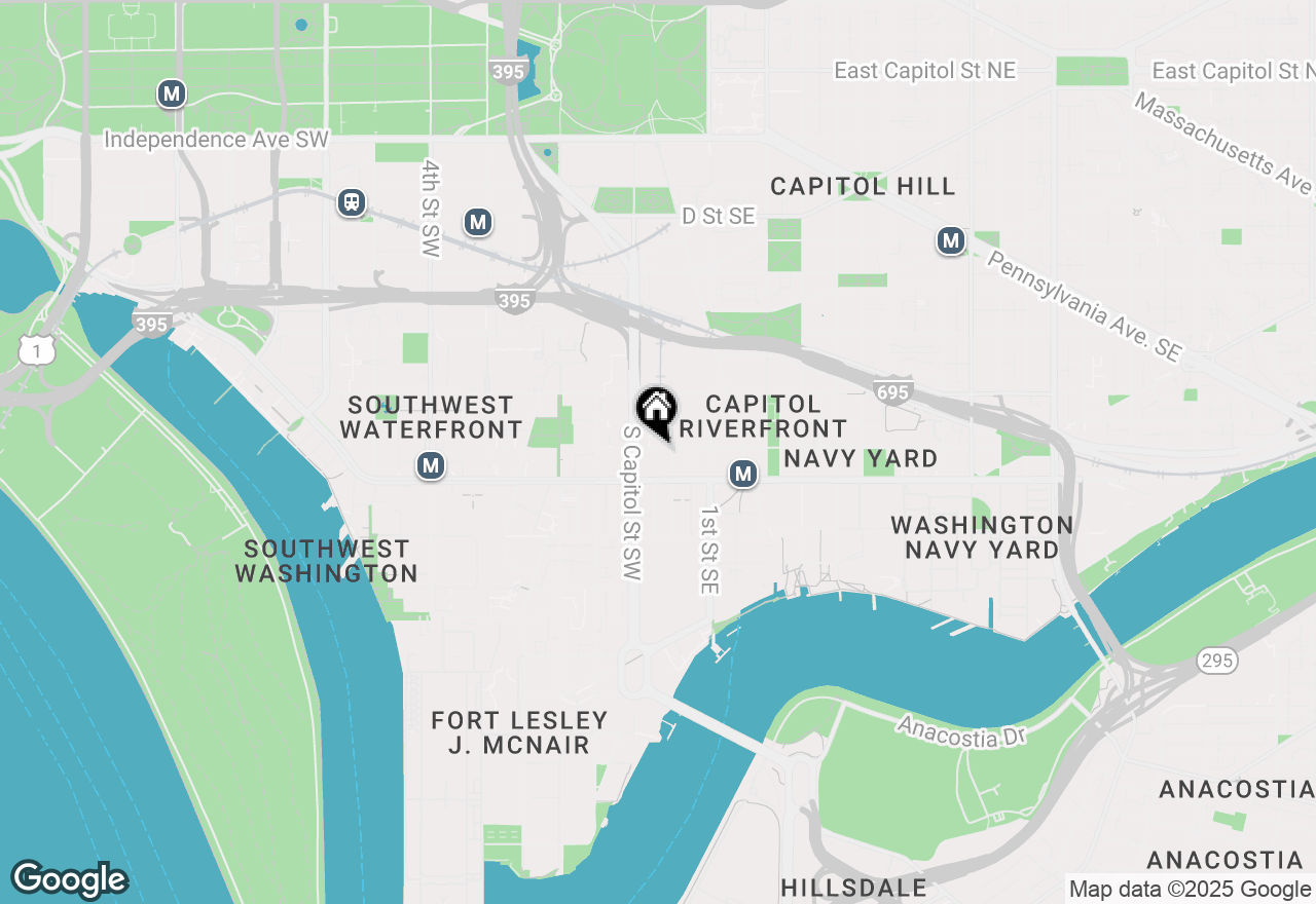 Map of 37 L Street Se #1004, Washington, DC 20003