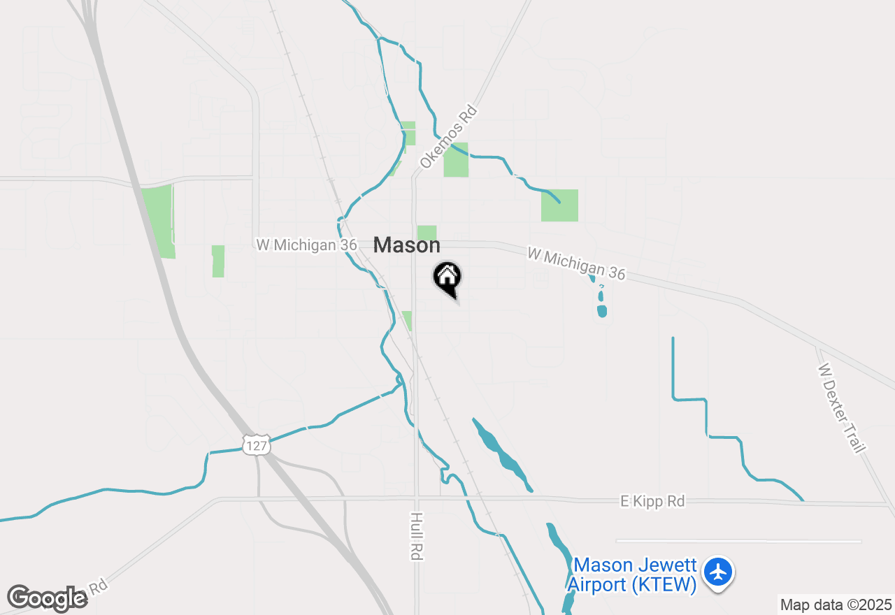 Map of 625 S Barnes Street, Mason, MI 48854