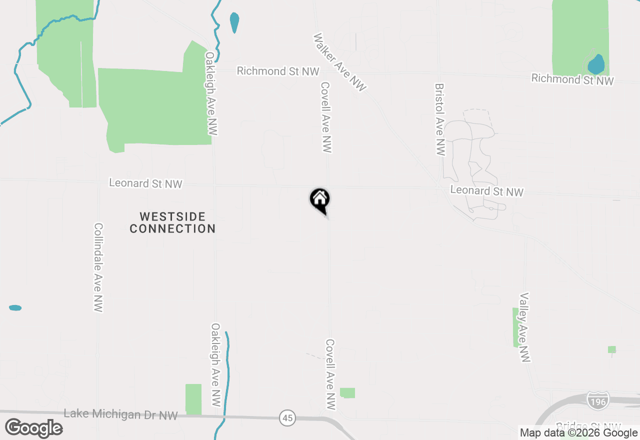 Map of 1036 Westmoor Drive Nw, Grand Rapids, MI 49504