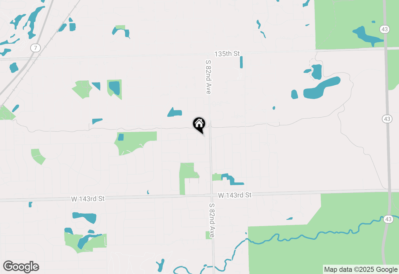 Map of 13979 Stonehenge Drive, Orland Park, IL 60462