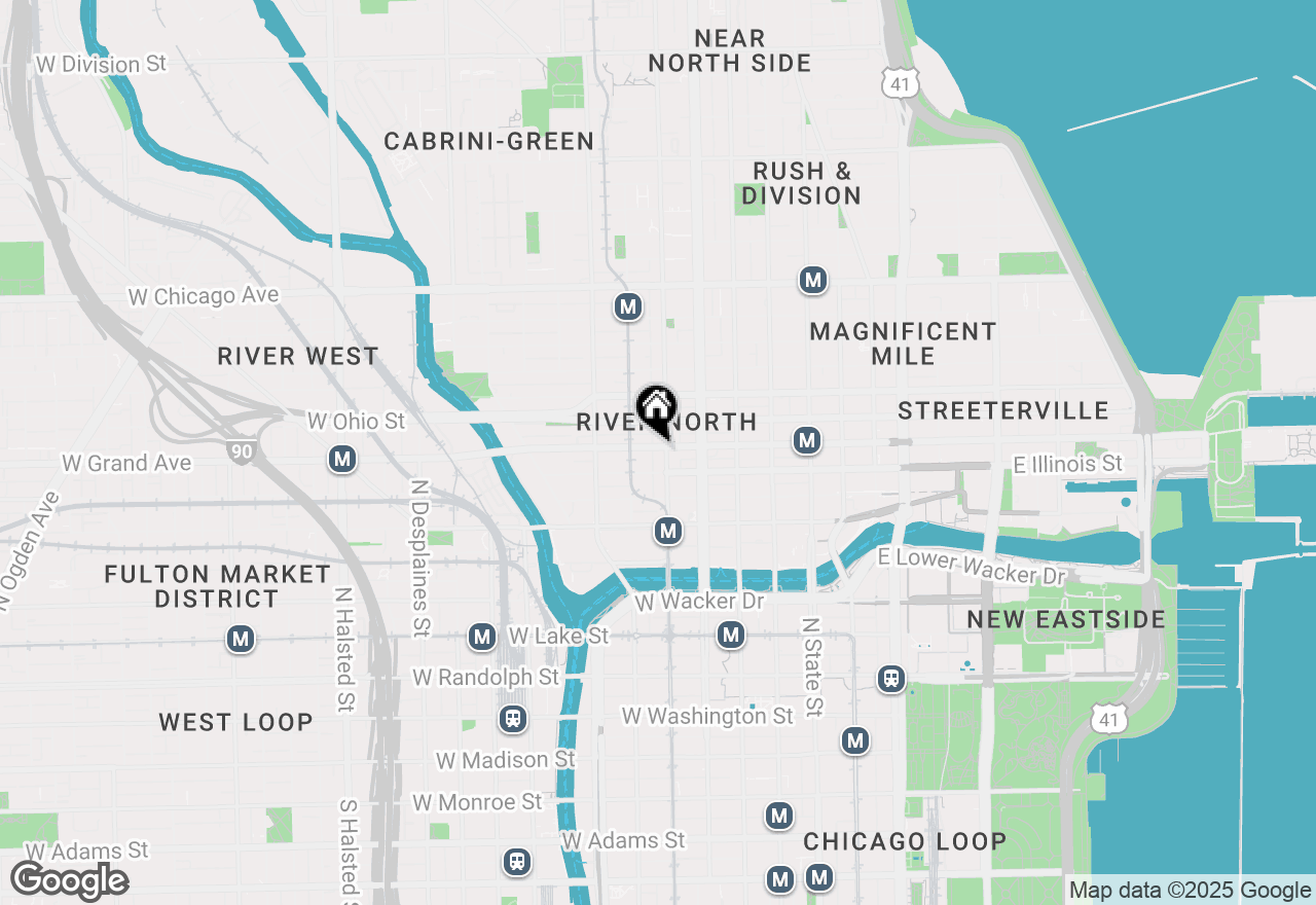 Map of 201 W Grand Avenue #501, Chicago, IL 60654