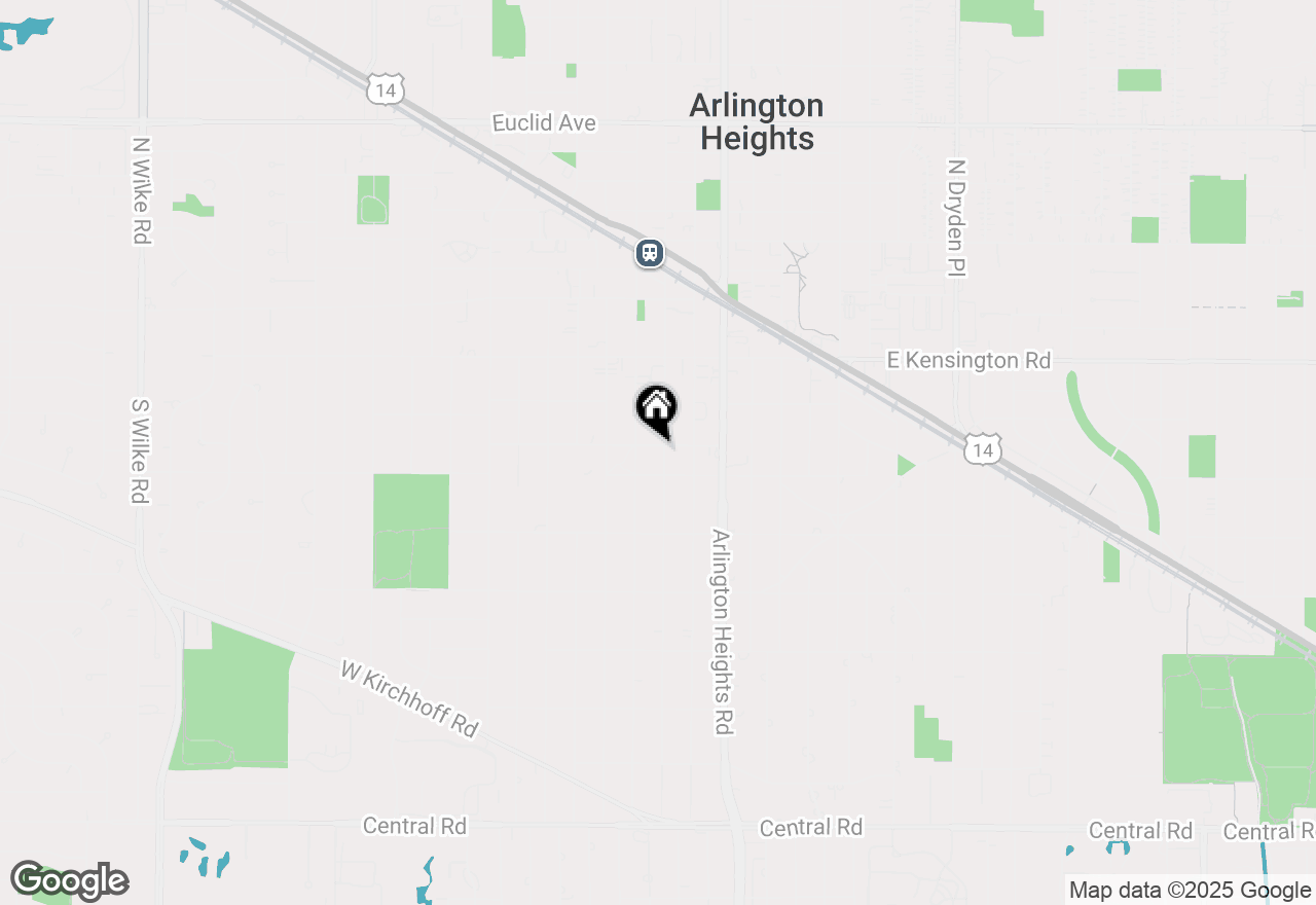 Map of 5 W South Street, Arlington Heights, IL 60005
