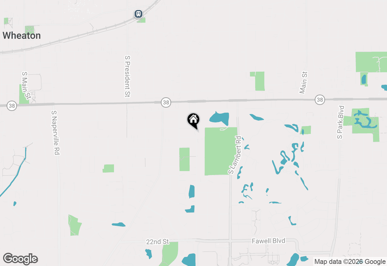 Map of 1000 S Lorraine Road #214, Wheaton, IL 60189