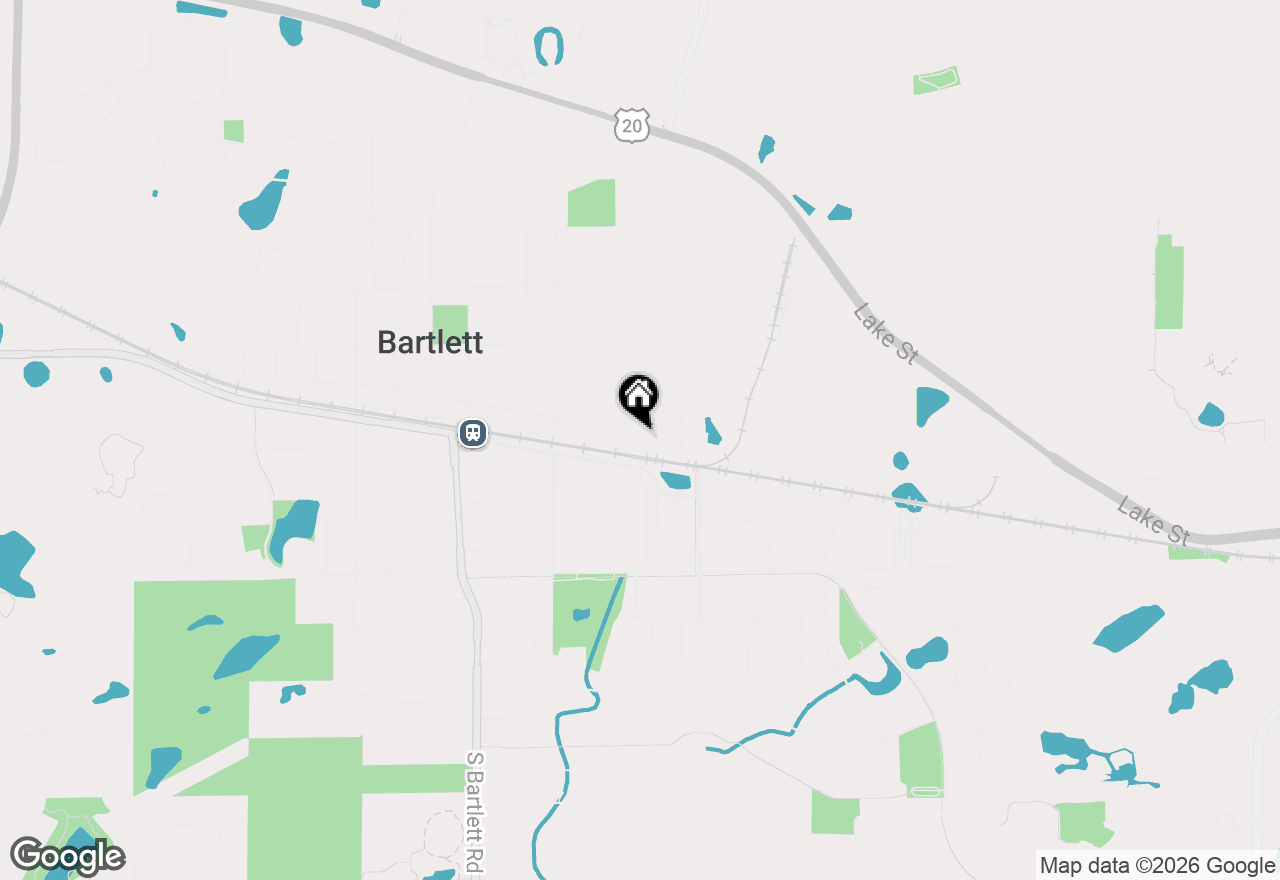 Map of (Address confidential), Bartlett, Illinois 60103