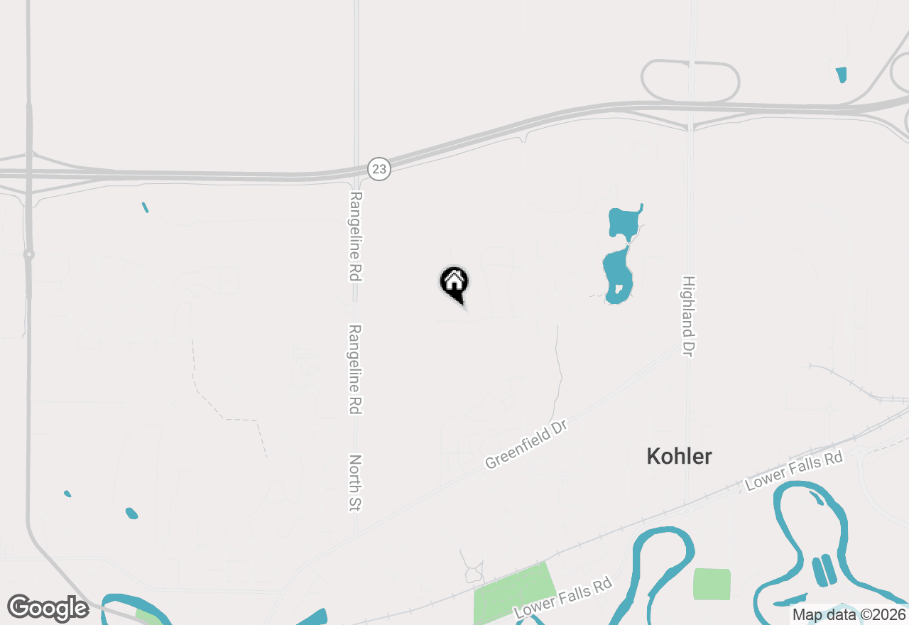 Map of Lt45 Forest Rd, Kohler, WI 53044