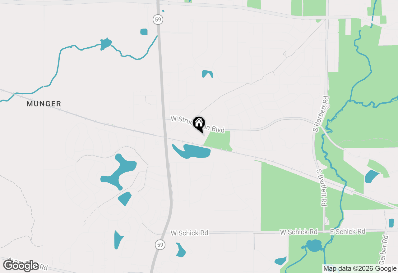 Map of 968 Hyacynth Lane, Bartlett, IL 60103