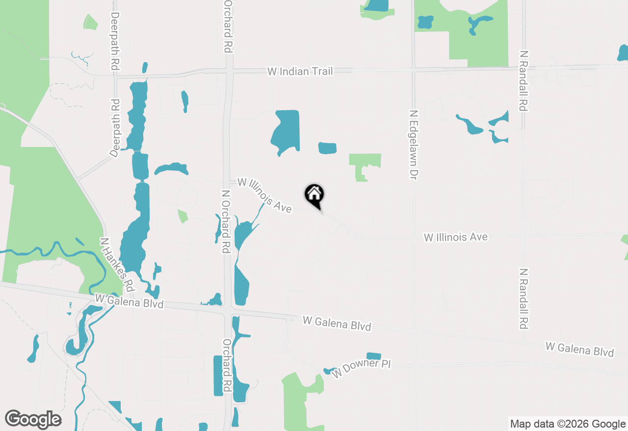 Map of 2160 W Illinois Avenue, Aurora, IL 60506