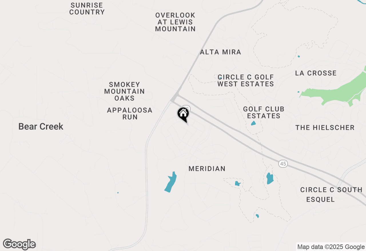 Map of 8016 Levata Dr, Austin, TX 78739