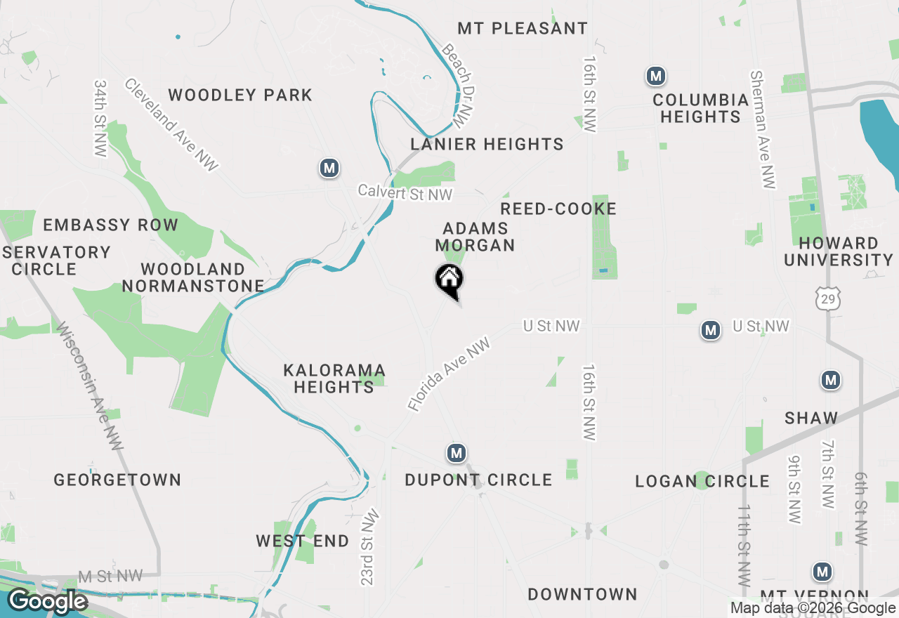 Map of 1954 Columbia Road Nw #110, Washington, DC 20009