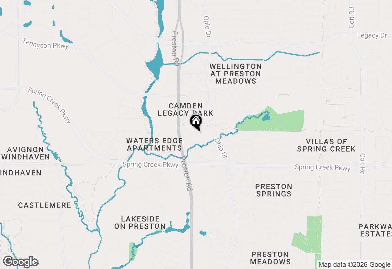 Map of 6417 Hermosa Drive, Plano, TX 75024