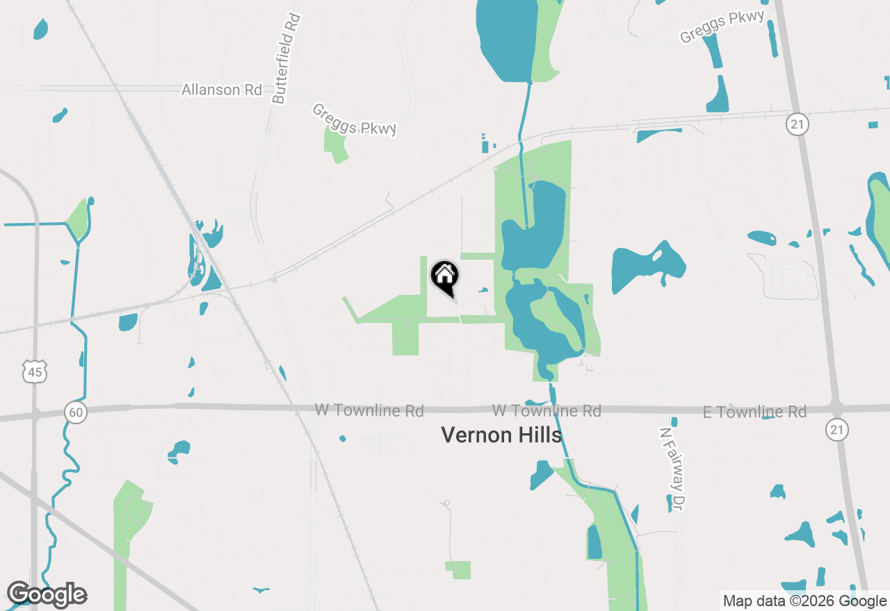 Map of 4 Crestview Lane #10, Vernon Hills, IL 60061