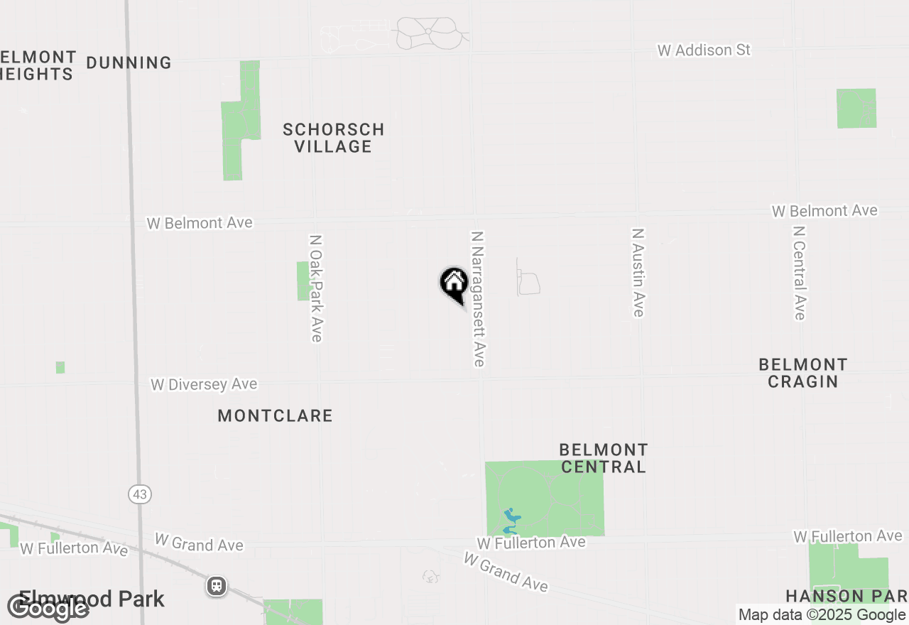 Map of 2940 N Nagle Avenue, Chicago, IL 60634