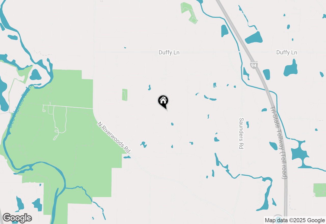 Map of 1397 Kenilwood Court, Riverwoods, IL 60015