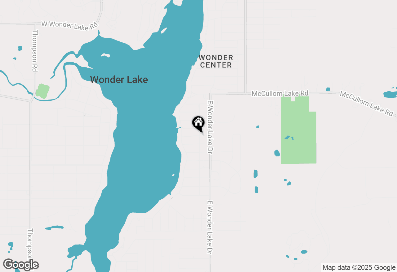 Map of 7712 Cedar Road, Wonder Lake, IL 60097