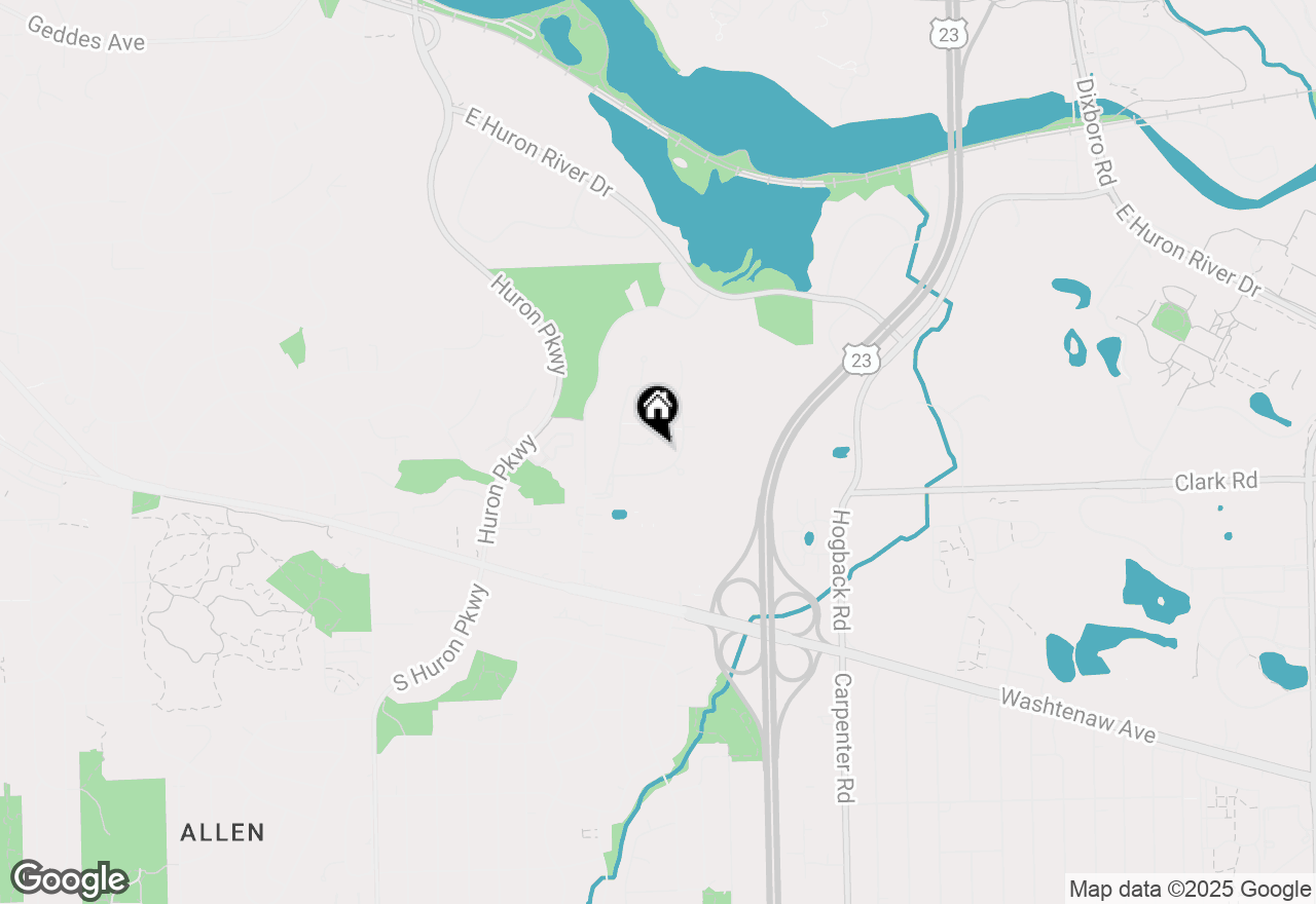 Map of 3480 Wooddale Court, Ann Arbor, MI 48104