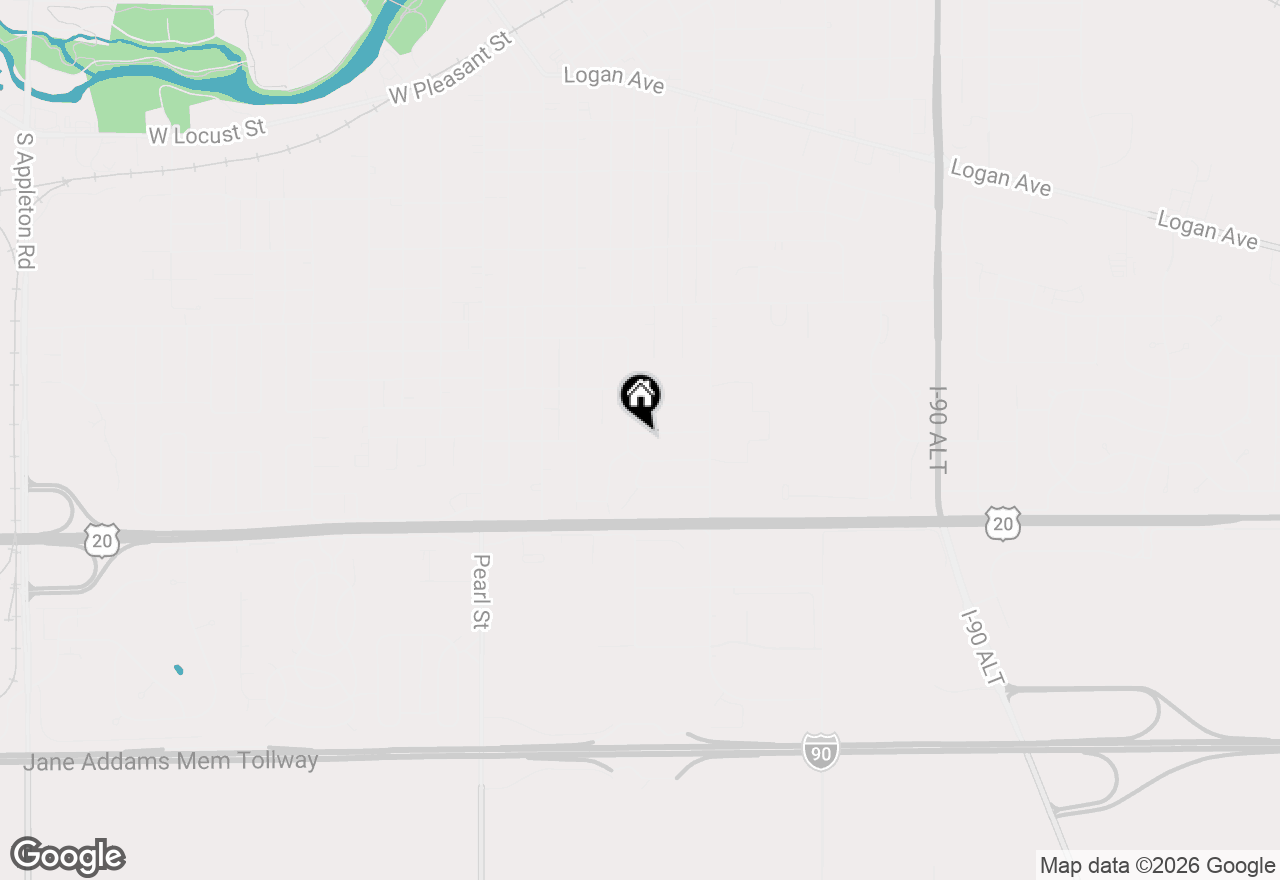 Map of 409 Glenwood Drive, Belvidere, IL 61008