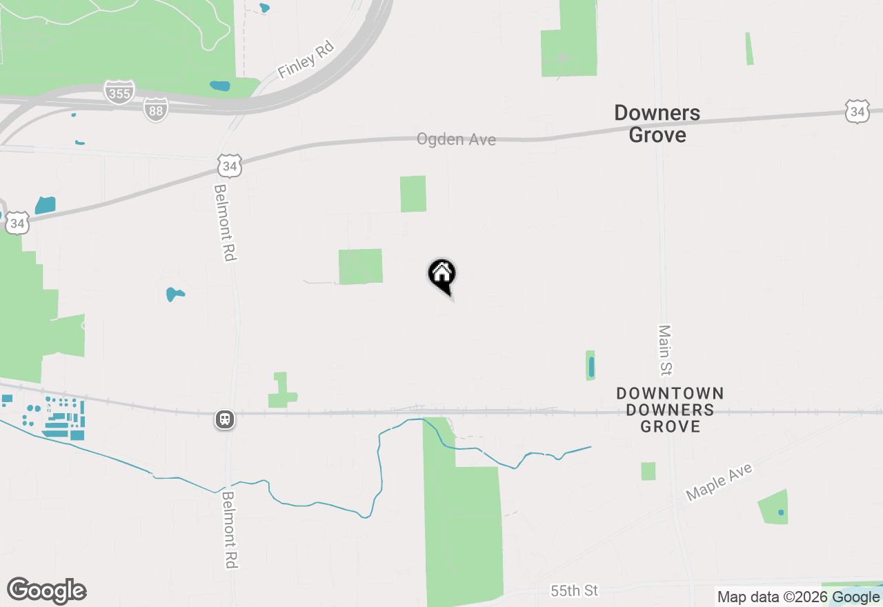 Map of 4721 Northcott Avenue, Downers Grove, IL 60515