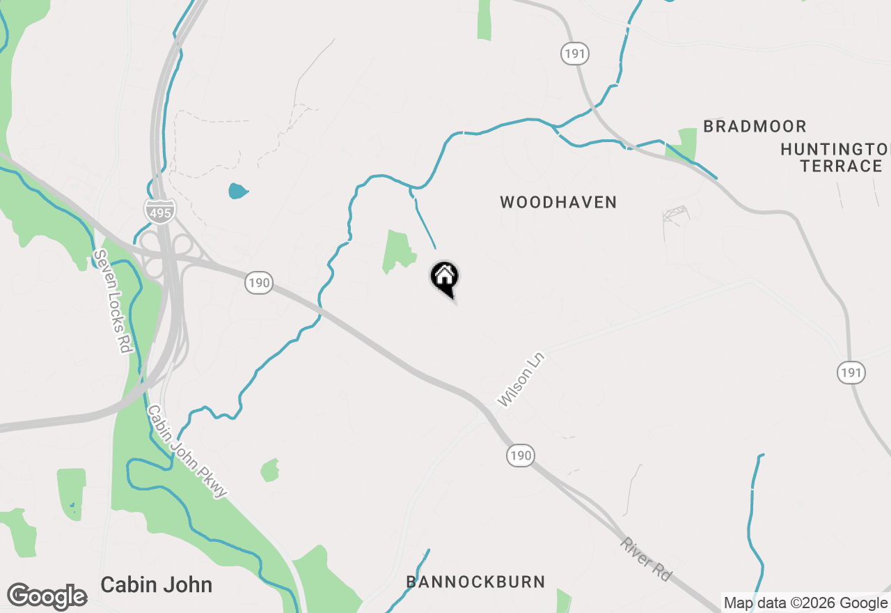 Map of 7808 Winterberry Place, Bethesda, MD 20817