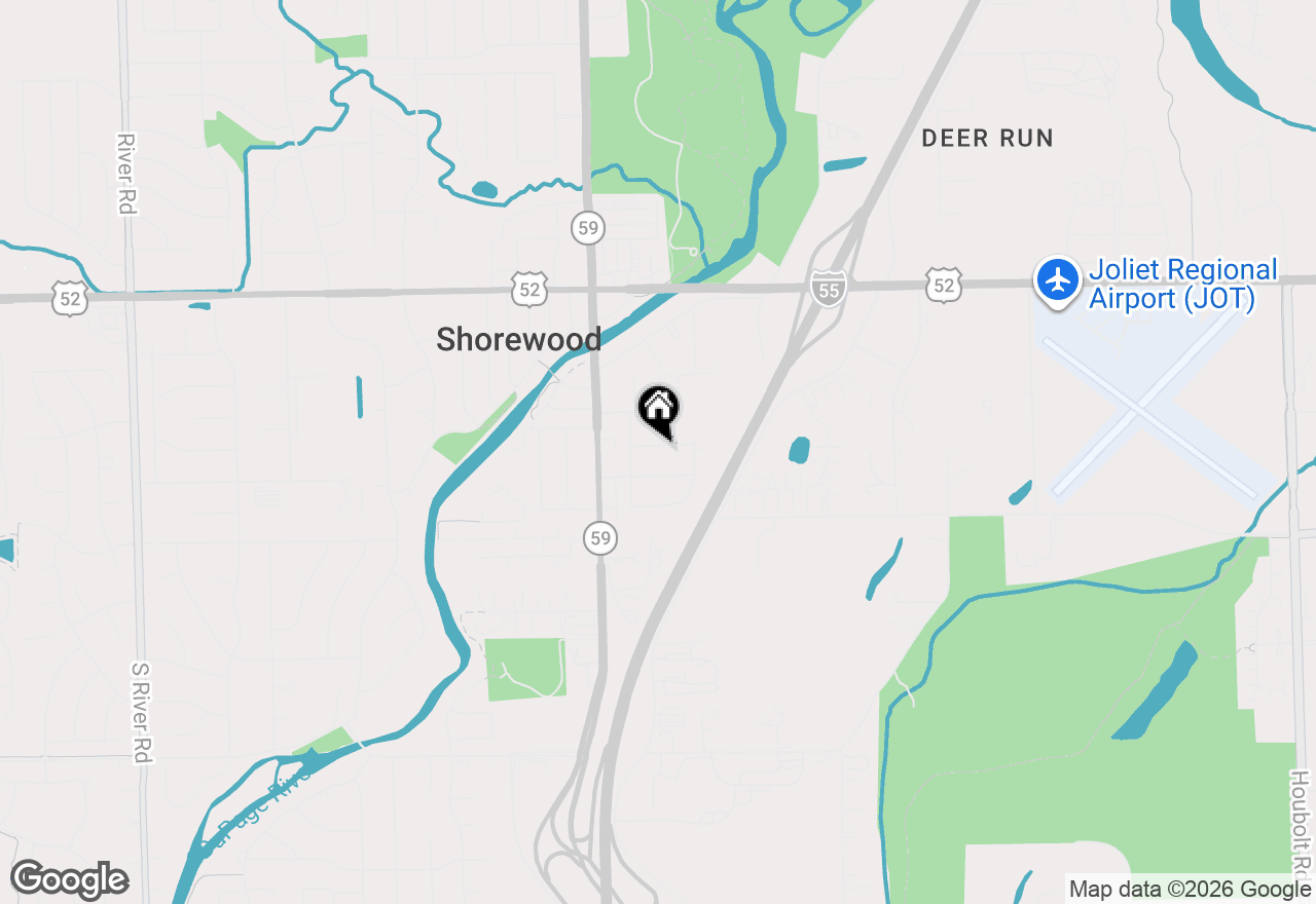 Map of 207 Diana Street, Shorewood, IL 60404