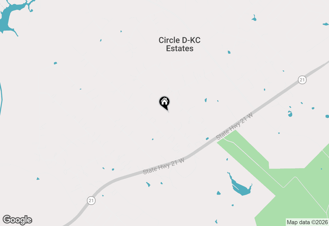 Map of 198 W Kelley Rd, Bastrop, TX 78602