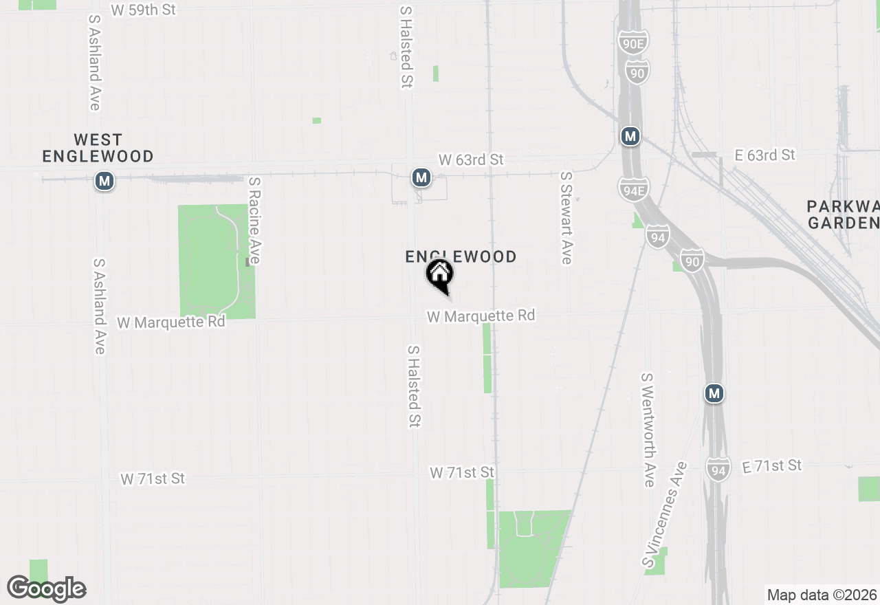 Map of 6640 S Union Avenue, Chicago, IL 60621