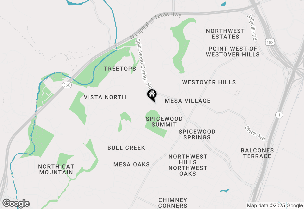 Map of 4711 Spicewood Springs Rd #265, Austin, TX 78759