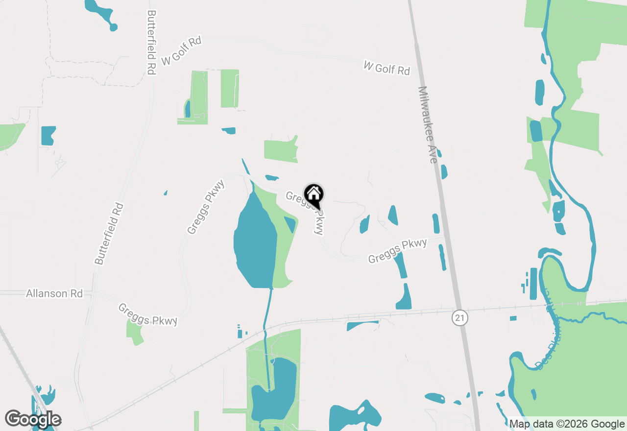 Map of 1855 Lake Charles Drive, Vernon Hills, IL 60061