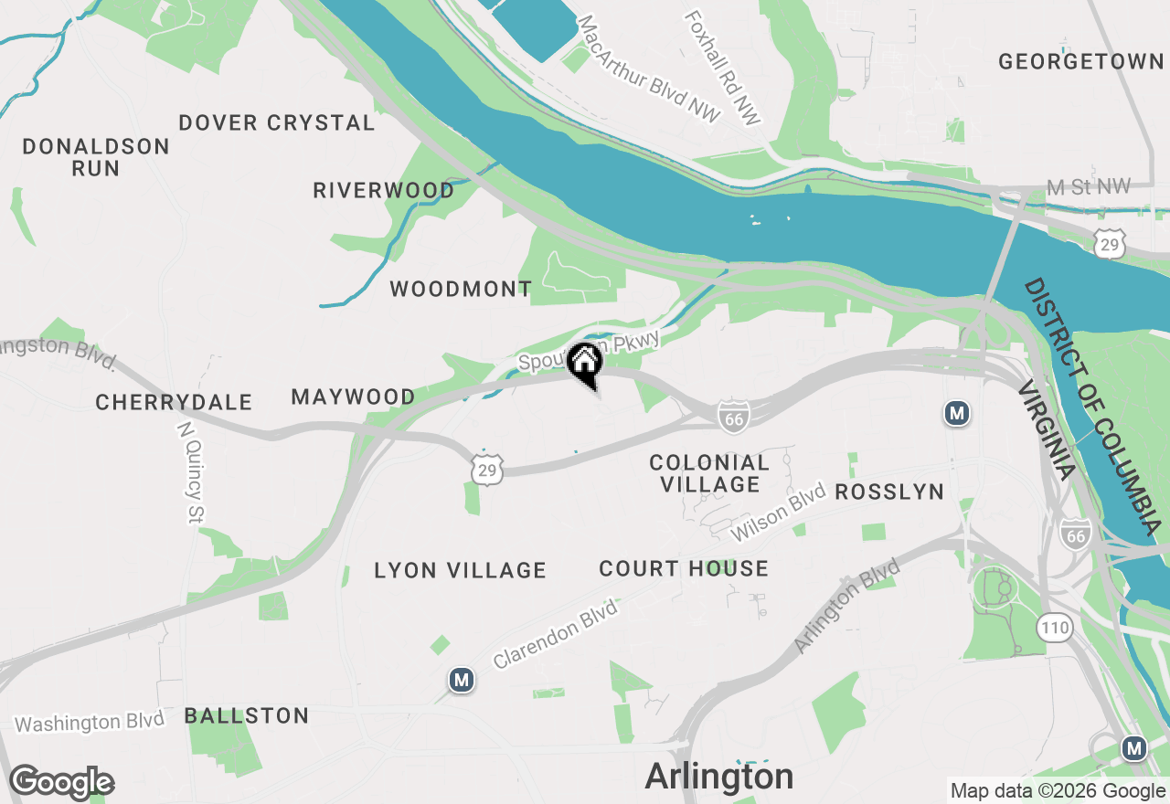 Map of 2016 N Adams Street #701, Arlington, VA 22201