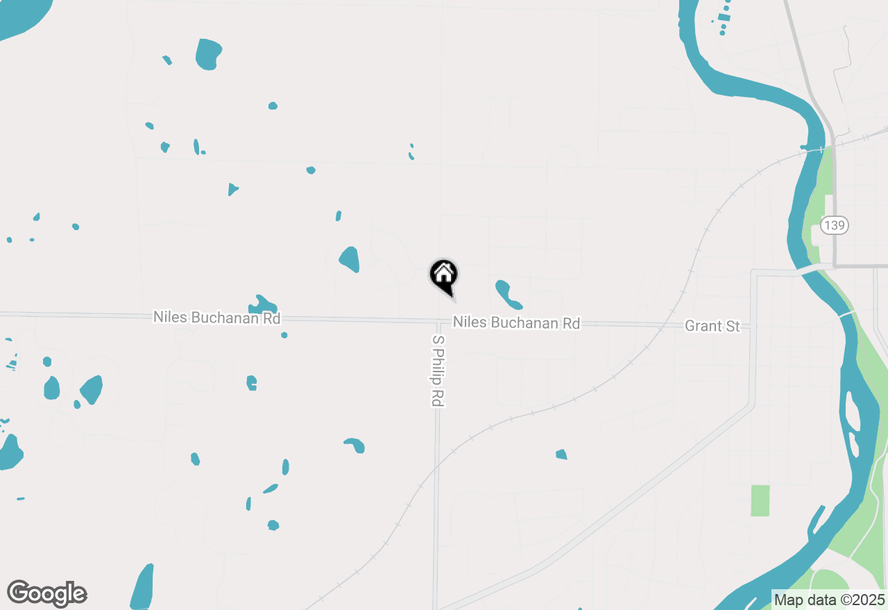 Map of 119 N Philip Road, Niles, MI 49120