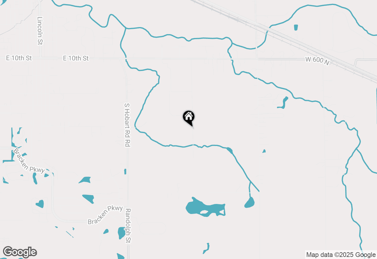 Map of 1406 S Union Street, Hobart, IN 46342