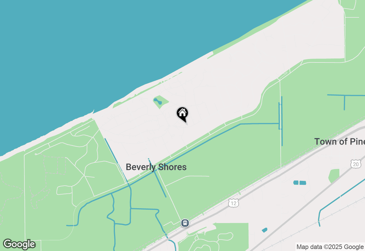 Map of 106 E Idler Avenue, Beverly Shores, IN 46301