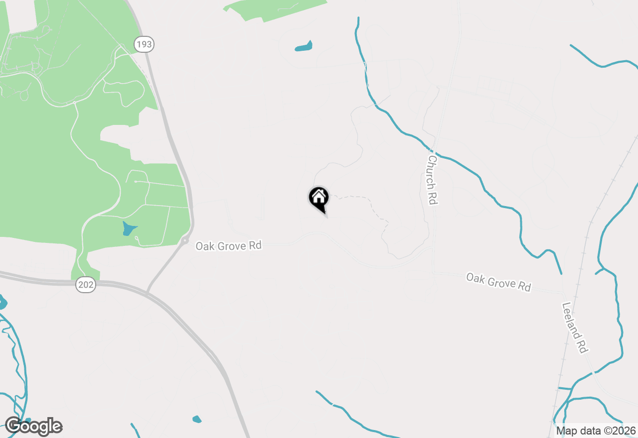 Map of 13807 Shannock Lane, Upper Marlboro, MD 20774