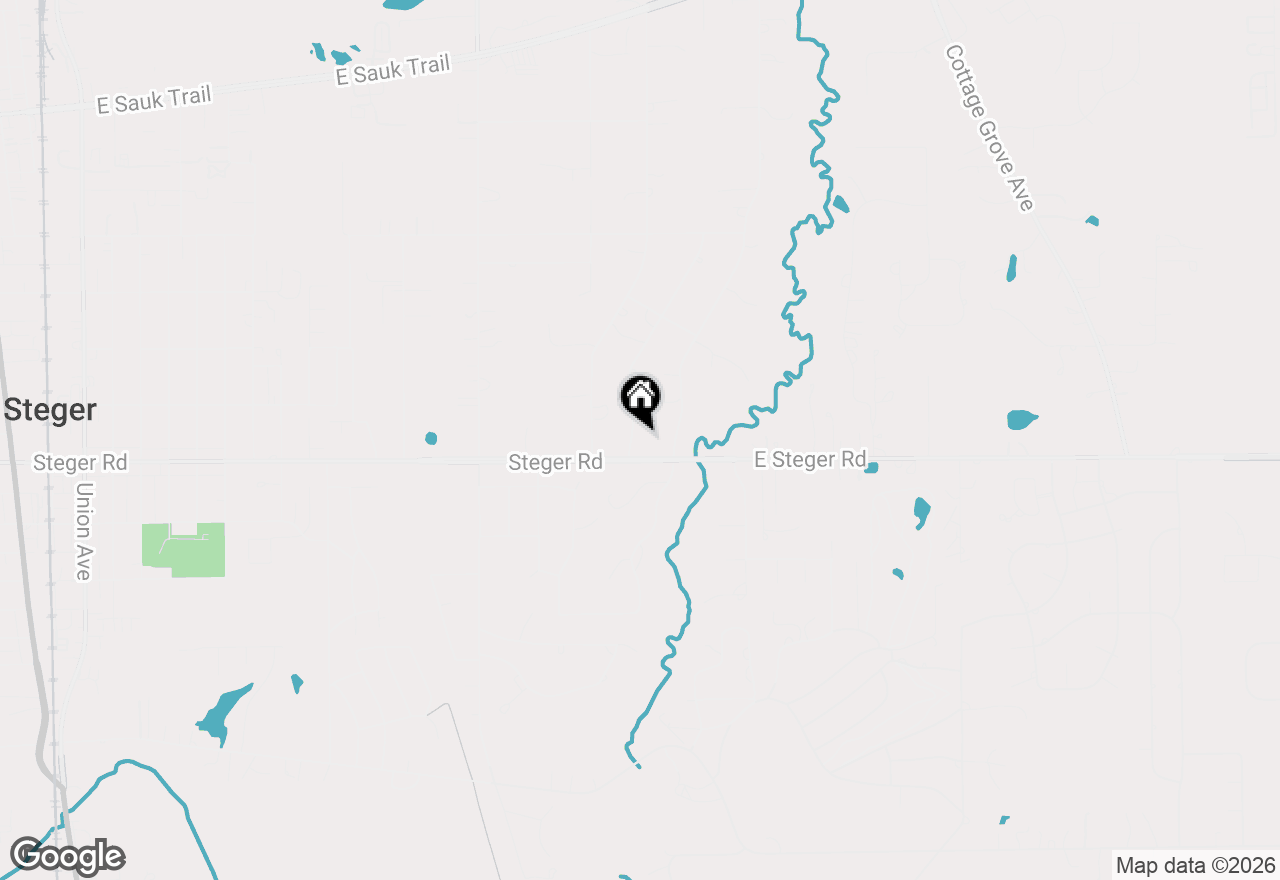 Map of 23045 Lahon Road, Steger, IL 60475